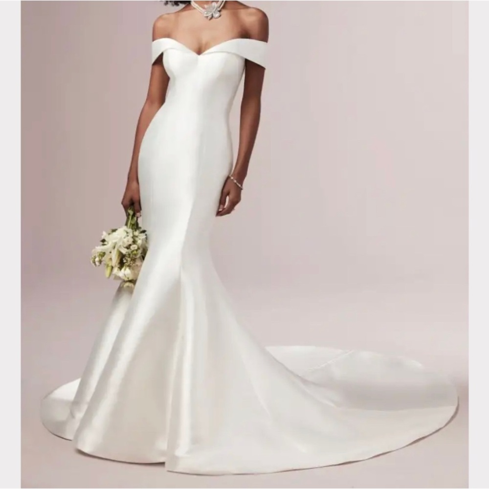 Maggie Sotero Off the Shoulder Wedding Dress